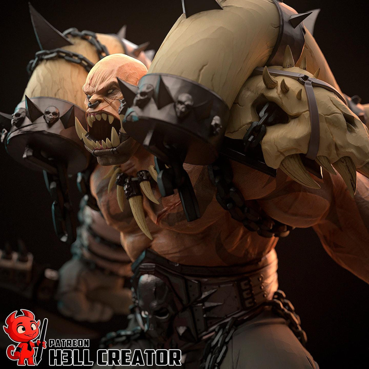 Garrosh Hellscream – World of Warcraft Orc Warchief | Maximum Detailed 16K Ultra-High Definition
