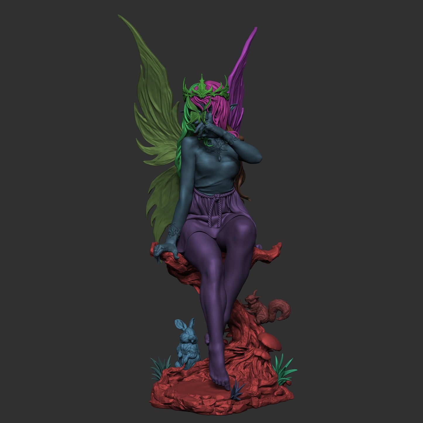 Divine Fairy Statue | Maximum Detailed 12k Resin Printed Figure