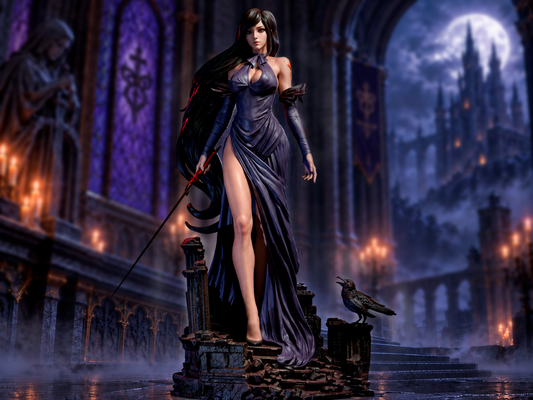 Castlevania Shanoa Figurine | Maximum Detailed 16K Ultra-High Definition