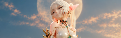 Frieren Beyond Journey's End Sculpture | Maximum Detailed 16K Ultra-High Definition