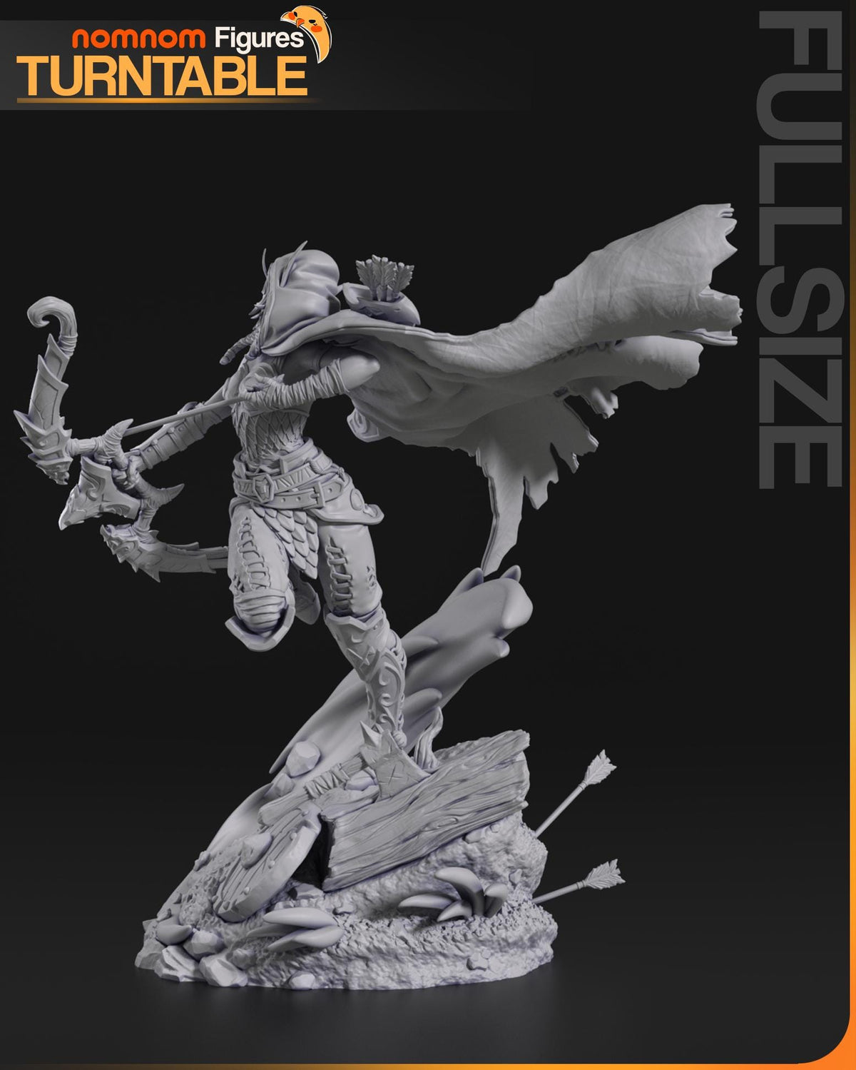 Alleria Windrunner Sculpture | Maximum Detailed 16K Ultra-High Definition