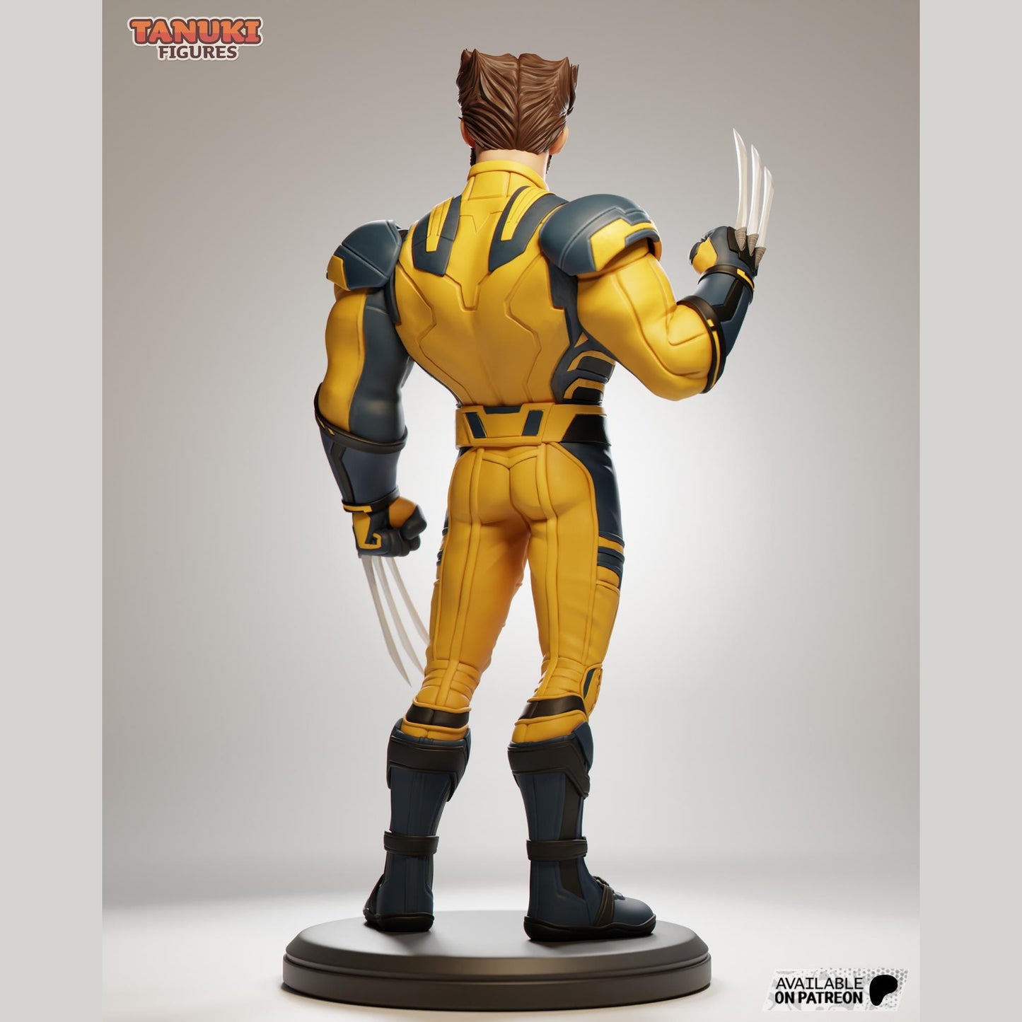 Wolverine Sculpture  | Maximum Detailed 16K Ultra-High Definition