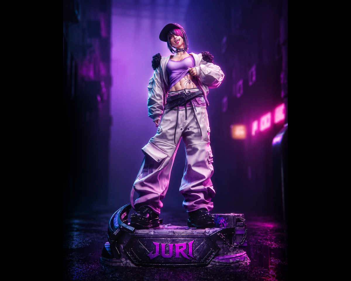 Streetwear Juri Han Statue Street Fighter 6 | Maximum Detailed 16K Ultra-High Definition