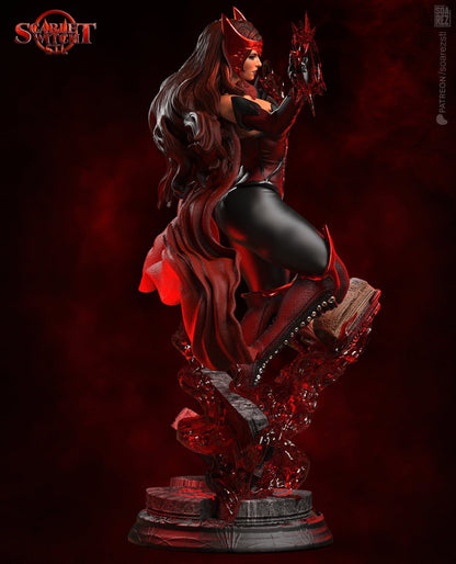 Scarlet Witch Statue | Maximum Detailed 16K Ultra-High Definition