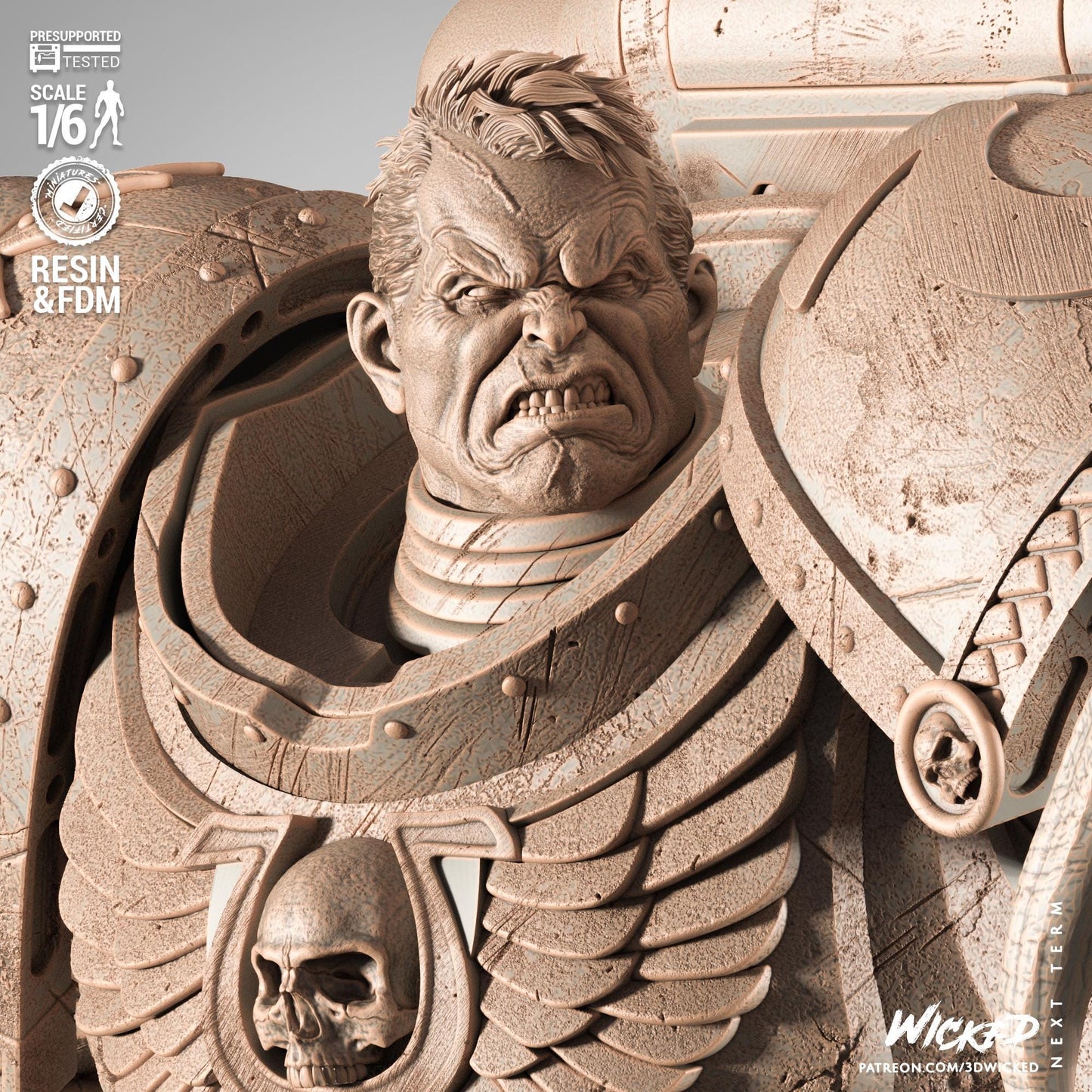 Warhammer 40K Titus Diaroma | Maximum Detailed 16K Ultra-High Definition