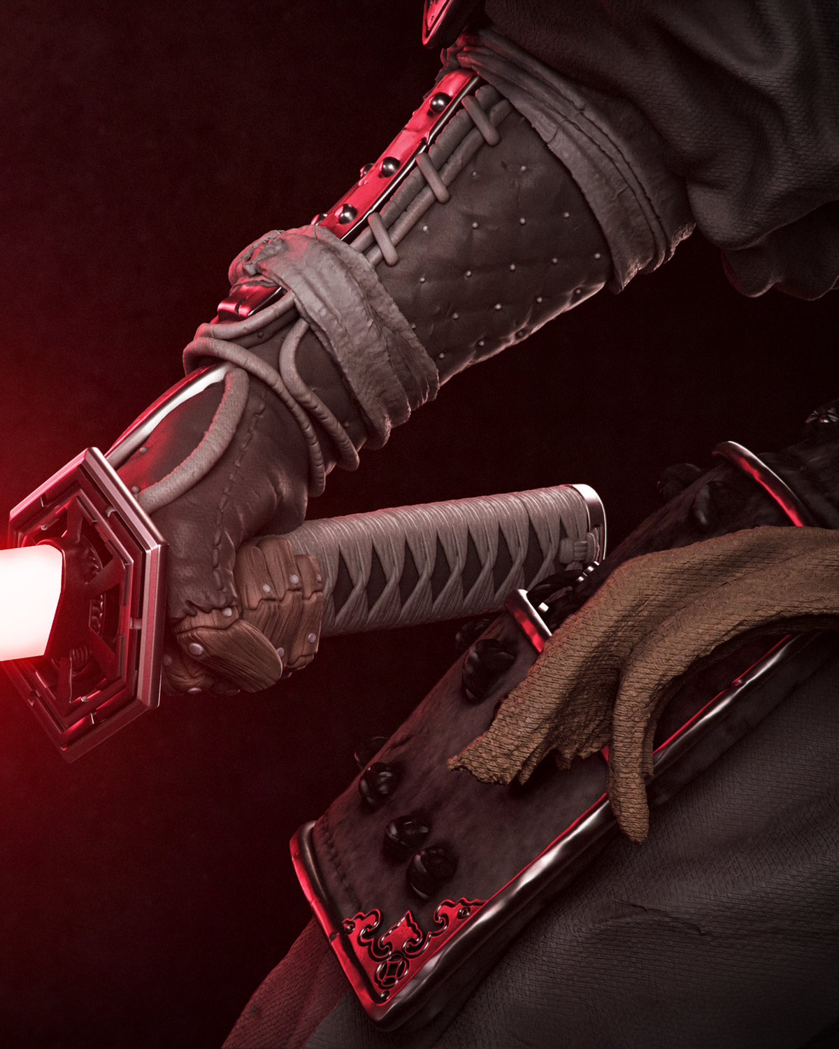Anakin Ronin Sculpture | Maximum Detailed 16K Ultra-High Definition