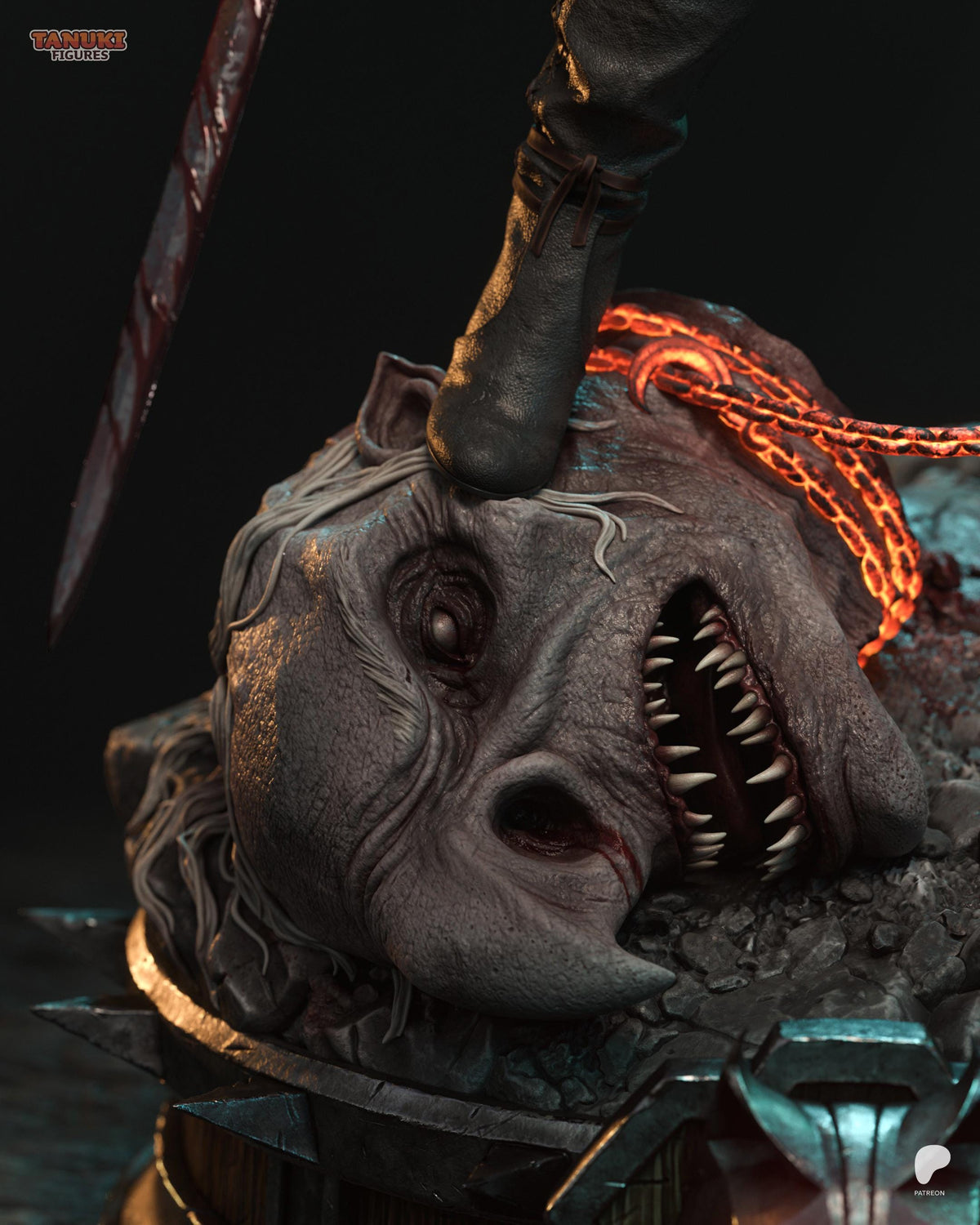 Ciri (Cirilla) – The Witcher 3 Monster Hunter Diorama Statue | Maximum Detailed 16K Ultra-High Definition