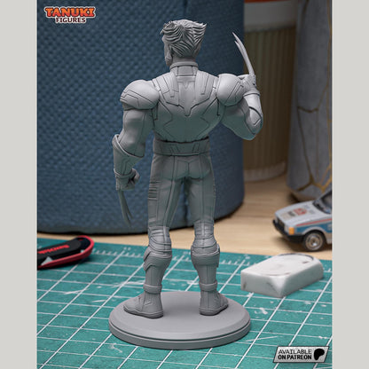 Wolverine Sculpture  | Maximum Detailed 16K Ultra-High Definition