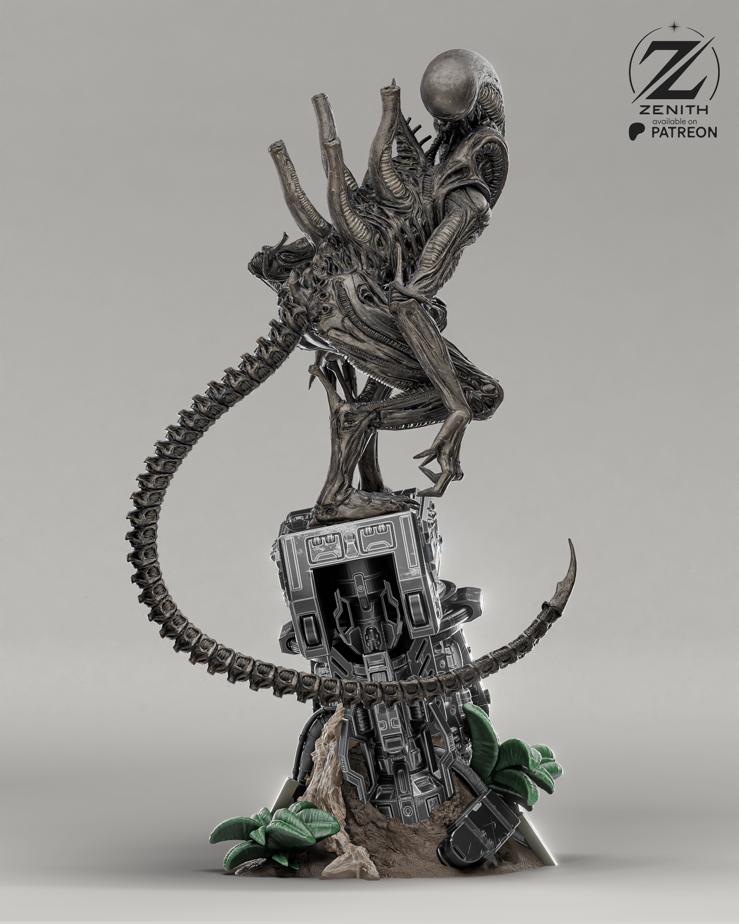 Alien Xenomorph Statue | Maximum Detailed 16K Ultra-High Definition