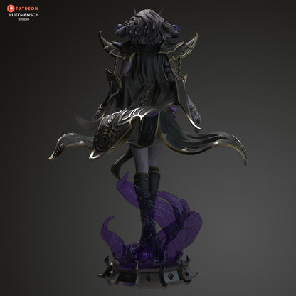 Xal'atath – World of Warcraft Harbinger of the Void Statue  Maximum Detailed 16K Ultra-High Definition