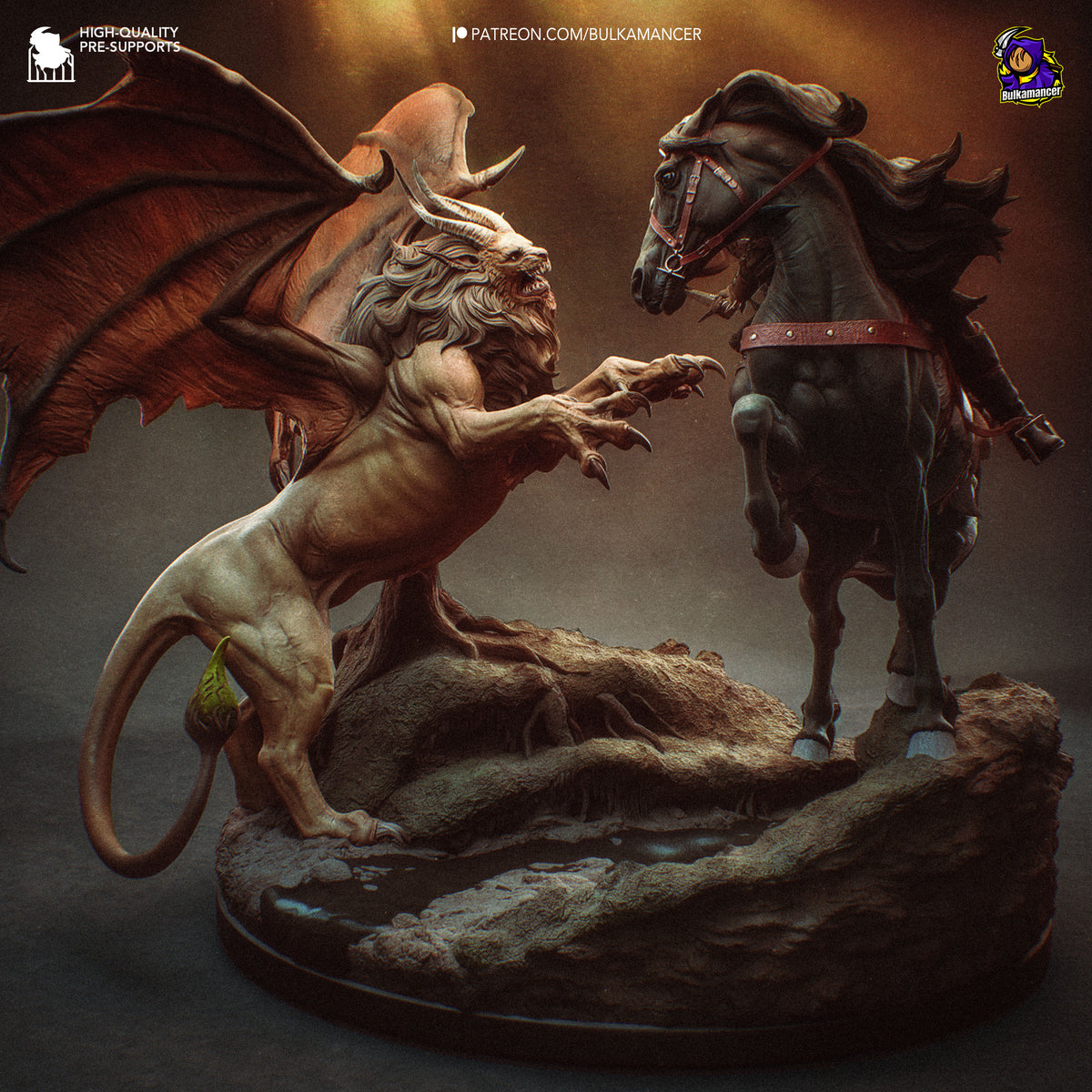 Ciri vs Manticore Diorama | Maximum Detailed 16K Ultra-High Definition