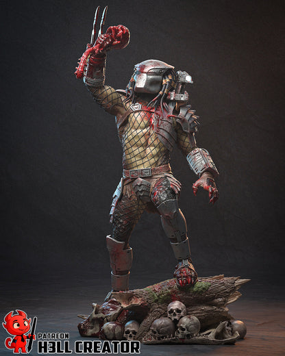Predator Sculpture | Maximum Detailed 16K Ultra-High Definition