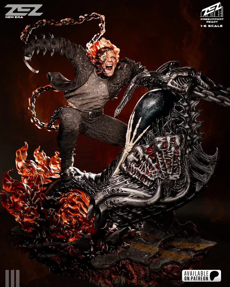 Ghost Rider Diaroma | Maximum Detailed 16K Ultra-High Definition