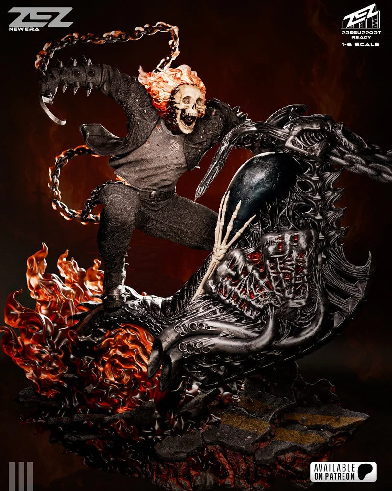 Ghost Rider Diaroma | Maximum Detailed 16K Ultra-High Definition