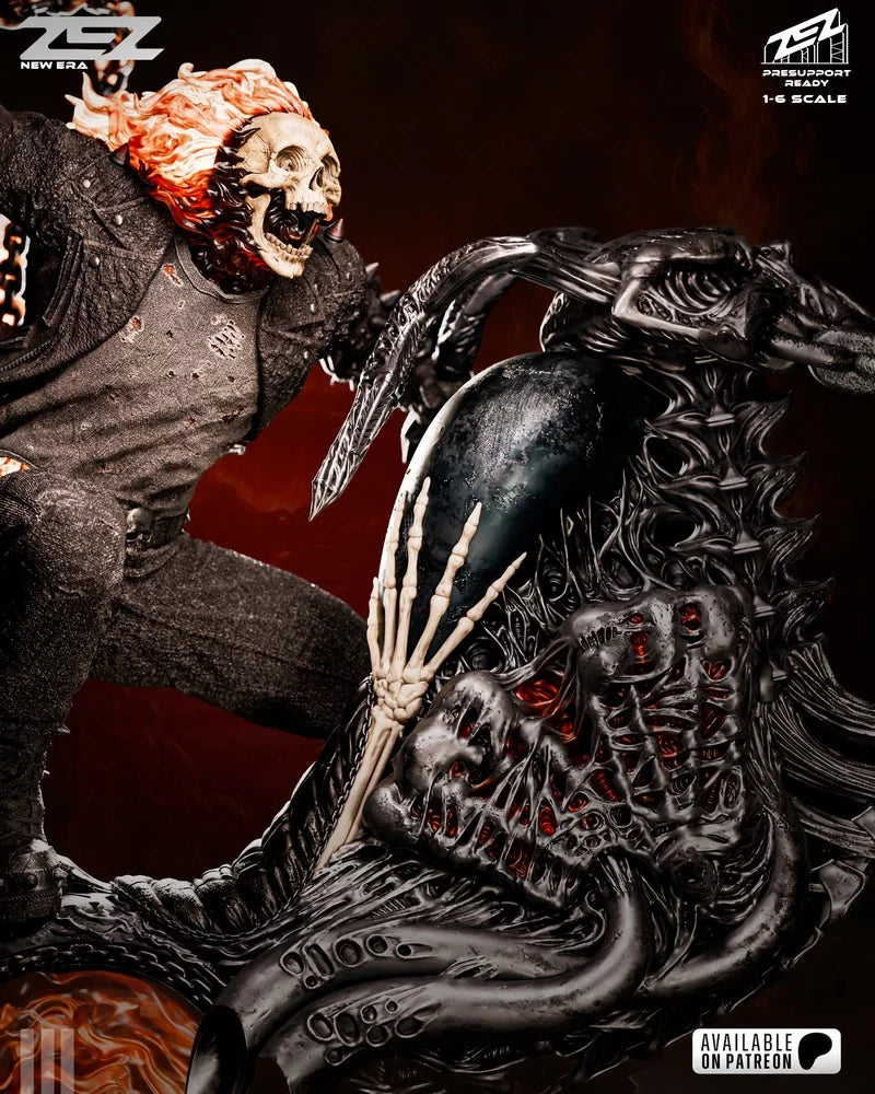 Ghost Rider Diaroma | Maximum Detailed 16K Ultra-High Definition