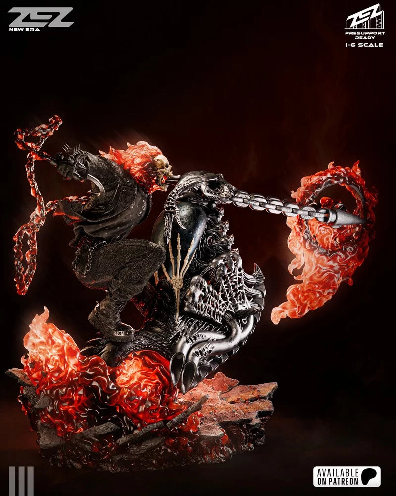 Ghost Rider Diaroma | Maximum Detailed 16K Ultra-High Definition