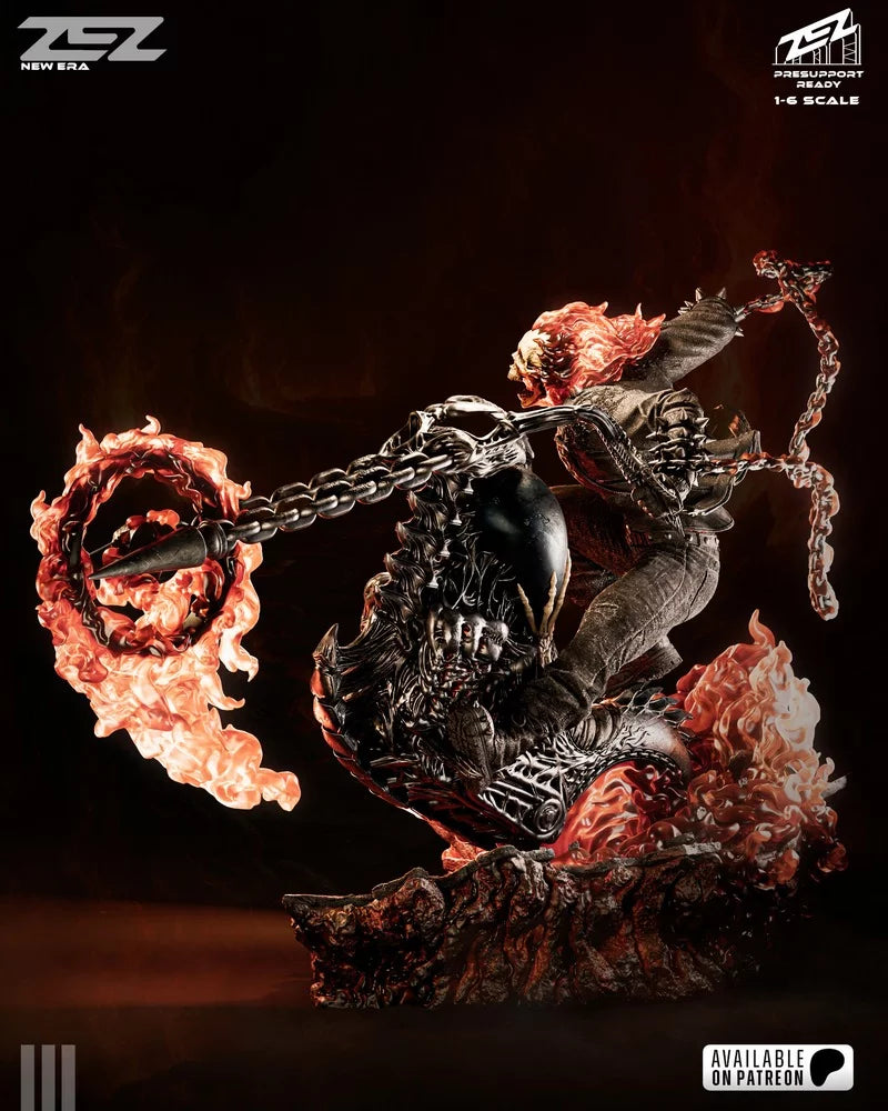 Ghost Rider Diaroma | Maximum Detailed 16K Ultra-High Definition
