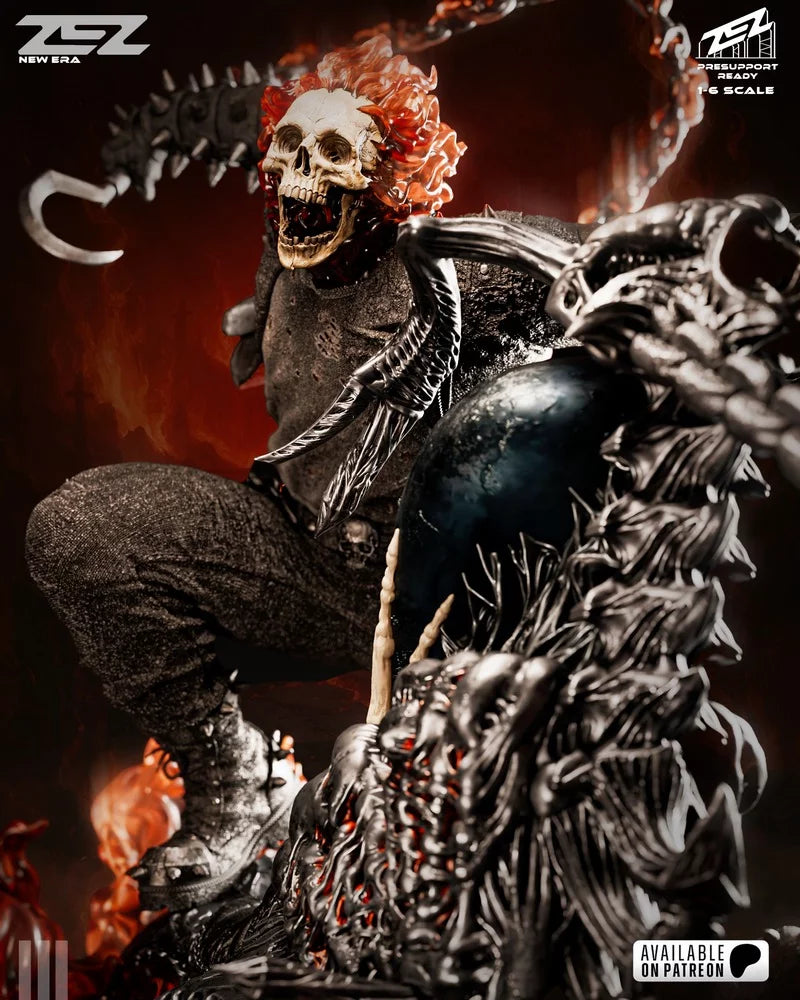 Ghost Rider Diaroma | Maximum Detailed 16K Ultra-High Definition