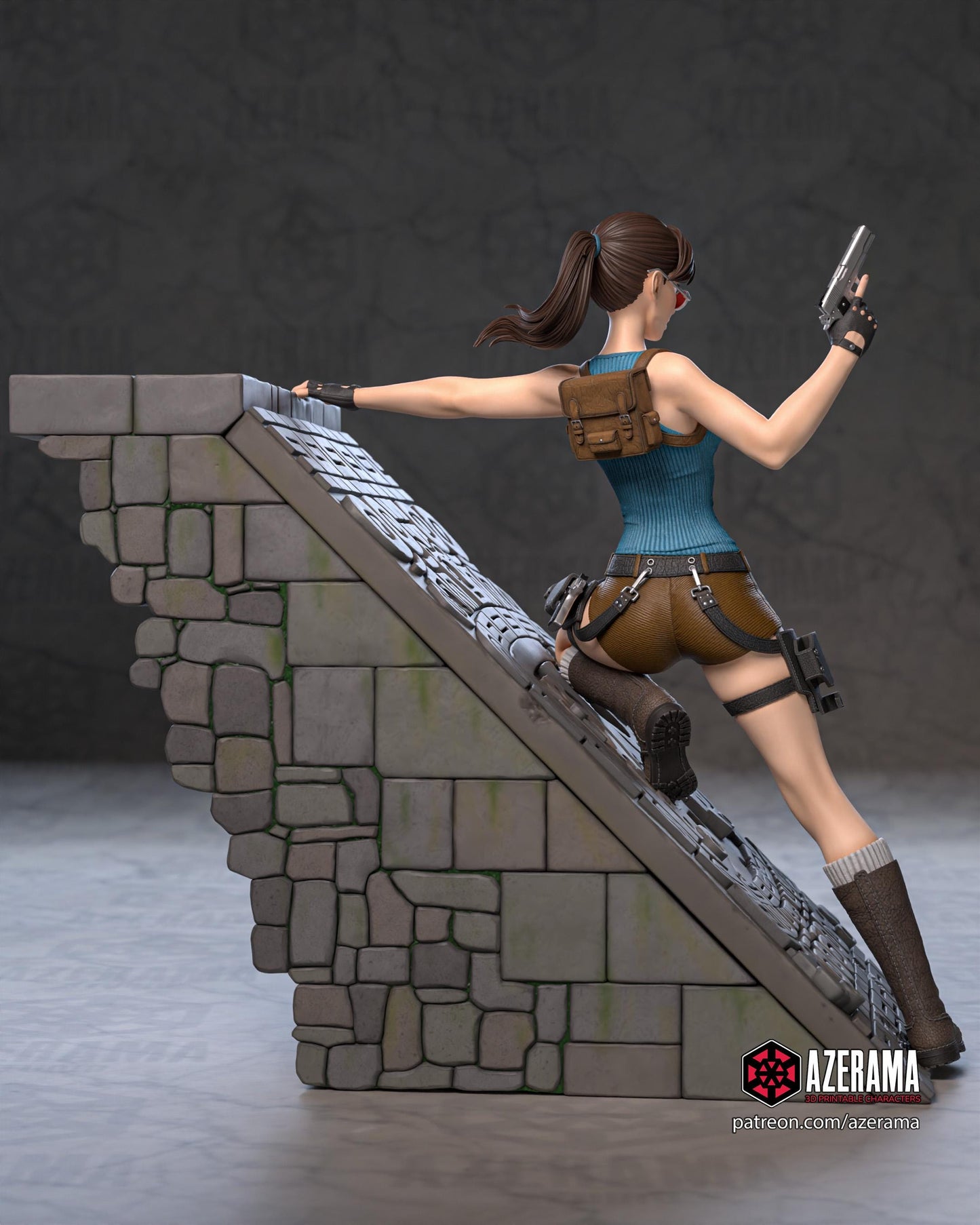 Lara Croft - Treasure Huntress Diaroma | Maximum Detailed 16K Ultra-High Definition