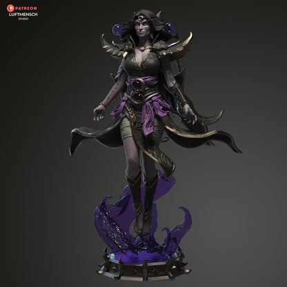 Xal'atath – World of Warcraft Harbinger of the Void Statue  Maximum Detailed 16K Ultra-High Definition