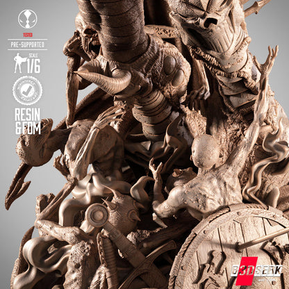 Spawn - Dark Ages Warrior  | Maximum Detailed 16K Ultra-High Definition Resin