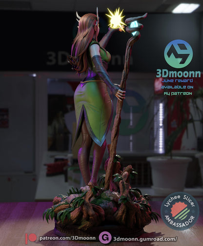 Keyleth - The Legend of Vox Machina Statue | Maximum Detailed 16K Ultra-High Definition