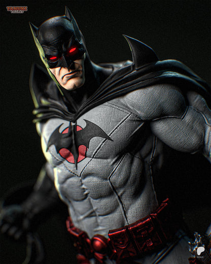 Retro Dark Knight - Batman Statue  | Maximum Detailed 16K Ultra-High Definition