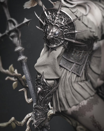 Lenora Queen of Crows Sculpture | Maximum Detailed 12k Resin Printed Figure