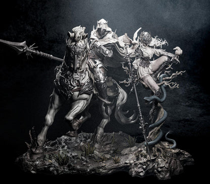 Lenora and Dareios Diorama | Maximum Detailed 12k Resin Printed Figure