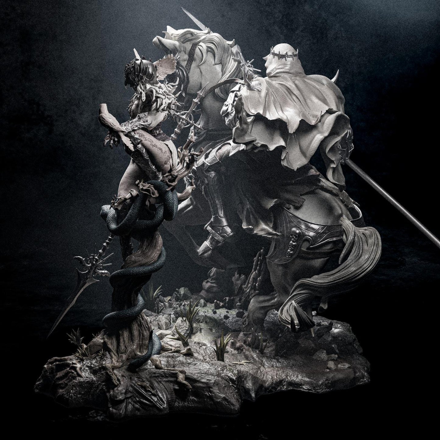 Lenora and Dareios Diorama | Maximum Detailed 12k Resin Printed Figure