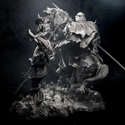 Lenora and Dareios Diorama | Maximum Detailed 12k Resin Printed Figure