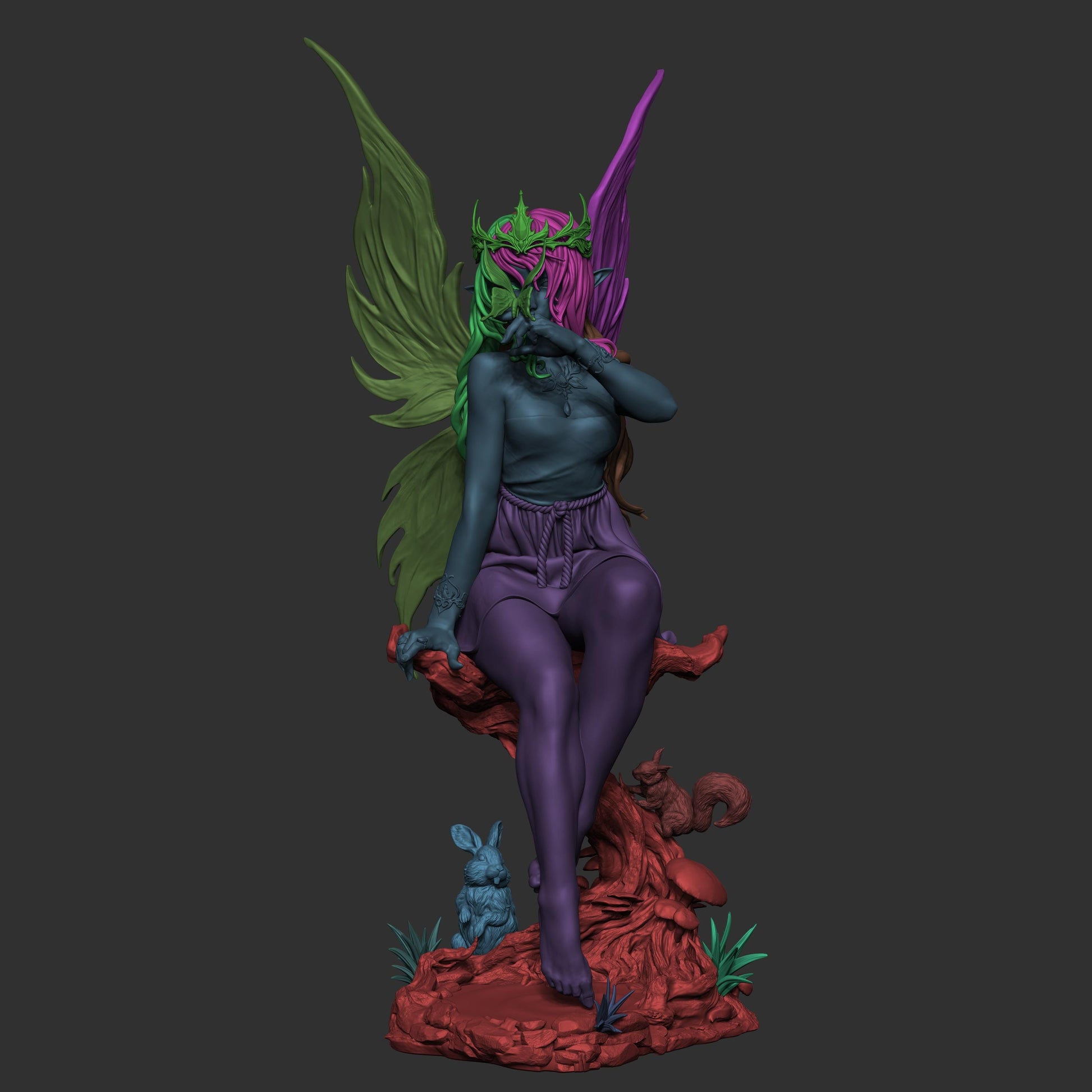 Divine Fairy Statue | Maximum Detailed 12k Resin Printed Figure