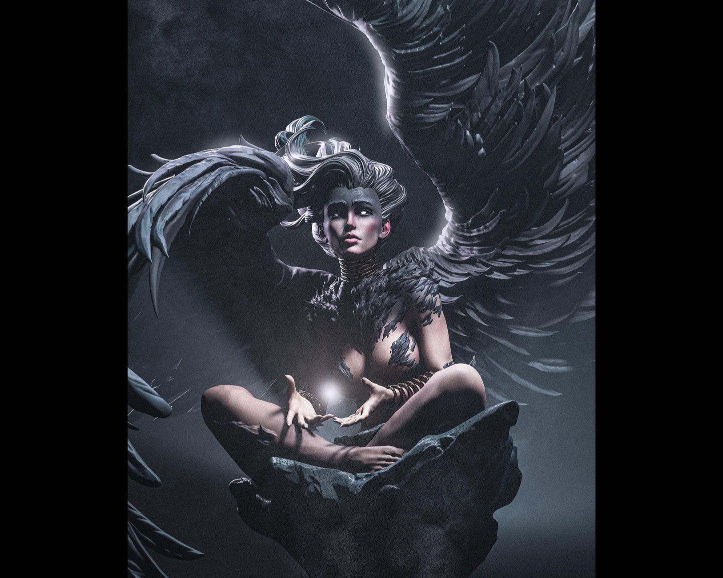 Sphinx Goddess Statue | Maximum Detailed 12k Resin Printed Figure