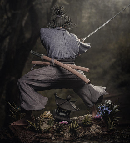 Legendary Samurai Ronin Miyamoto Musashi Statue | Maximum Detailed 12k Resin Printed Figure