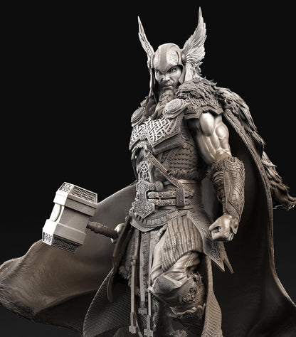 Thor God of Thunder Statue | Maximum Detailed 12k Resin Printed Figure