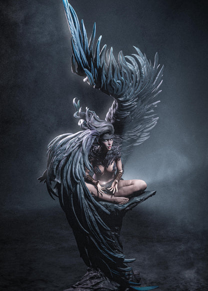 Sphinx Goddess Statue | Maximum Detailed 12k Resin Printed Figure