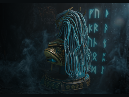 Lich Dragonlord Thallgrund - Ice Wraith Bust  | Maximum Detailed 16K Ultra-High Definition