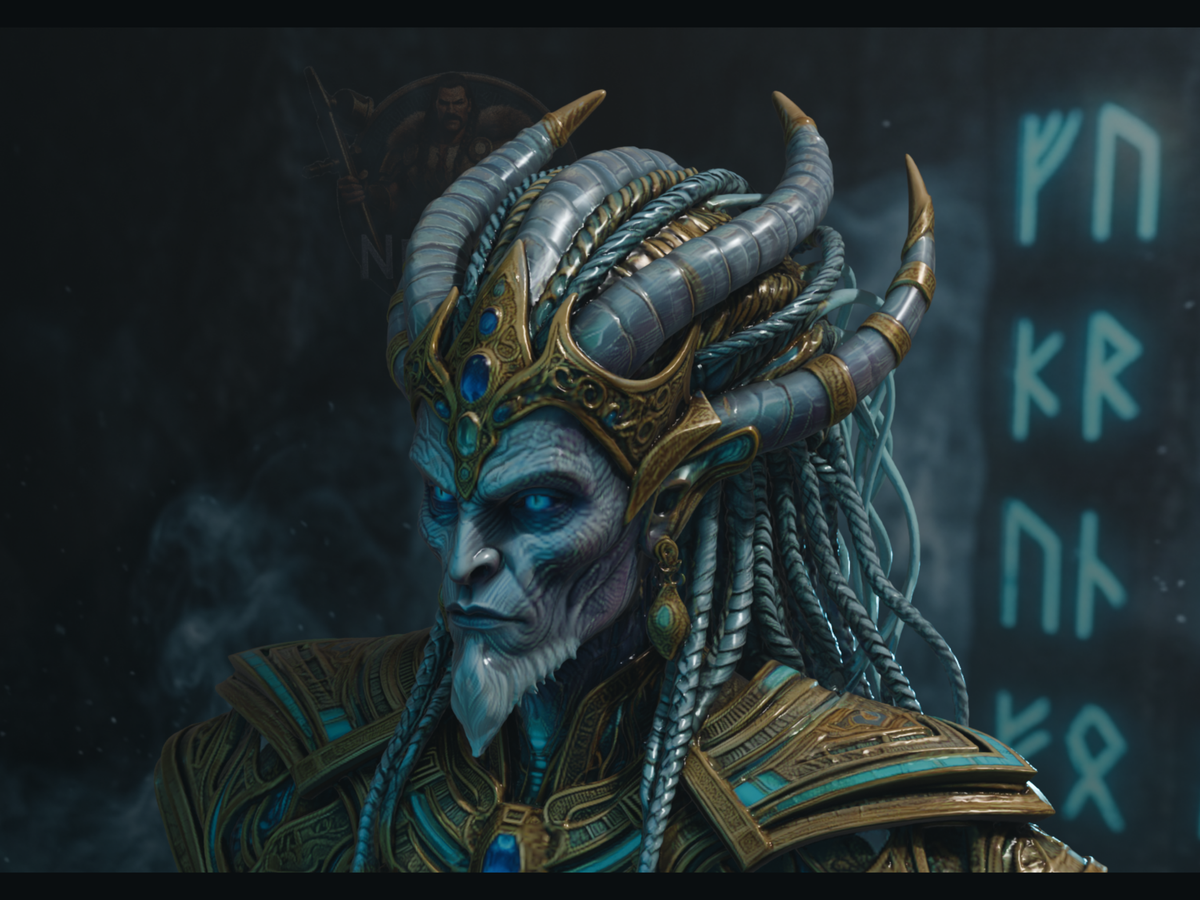 Lich Dragonlord Thallgrund - Ice Wraith Bust  | Maximum Detailed 16K Ultra-High Definition